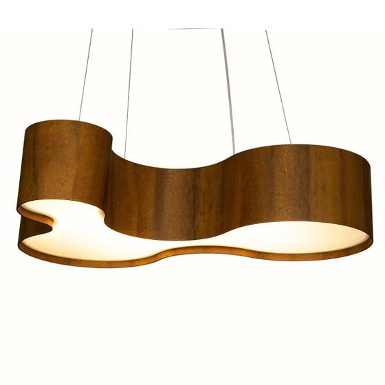 Imagem de Pendente Onix Imbuia 4X E27 Iluminarte