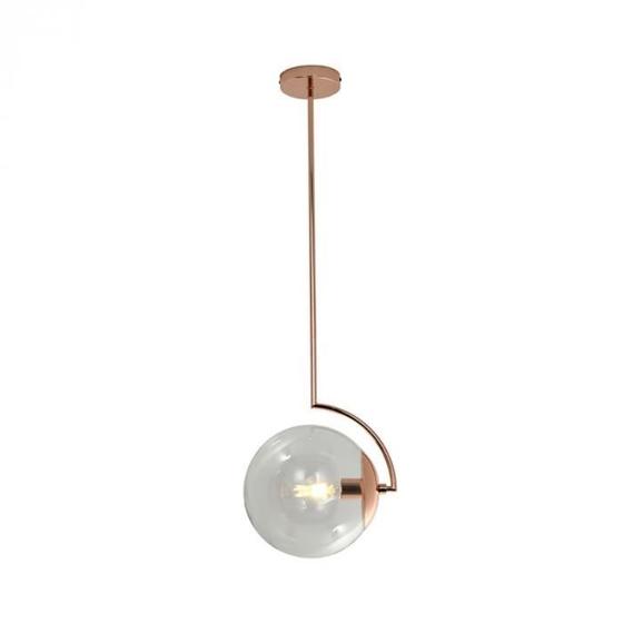 Imagem de Pendente Orbis 1Xe27 Clear + Coppery - Hevvy