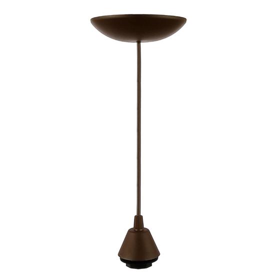 Imagem de Pendente Popy 1, 2 E 3 Lampadas Soquete Universal 40 mm Soquete E27 Sem Cúpula Branco Preto Cobre