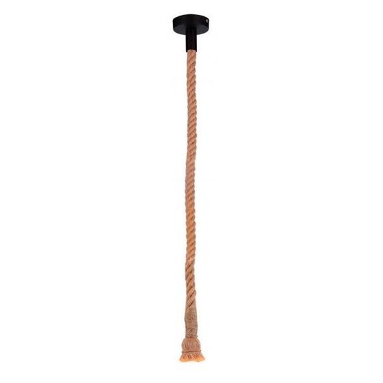 Imagem de Pendente Rustico Corda 180cm 1xE27  REF 2056 - Simples - IP20 -