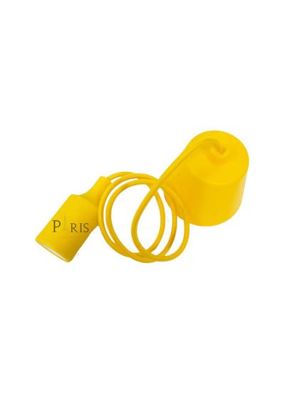 Imagem de Pendente Soquete 1E27 Silicone Amarelo