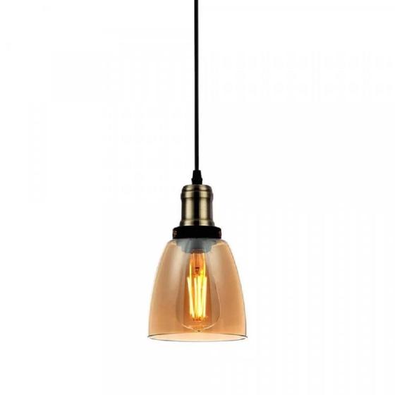 Imagem de Pendente Vintage Vidro Oval Dome Blumenau