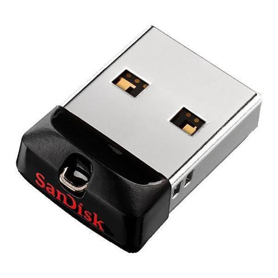 Imagem de Pendrive de 16GB SanDisk Cruzer Fit SDCZ33-016G-B35 - Preto