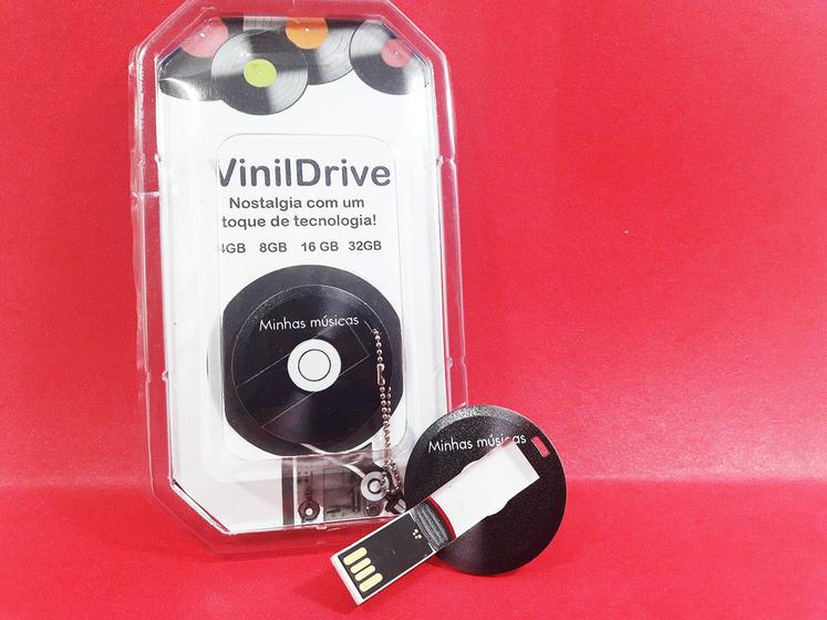 Pen Drive Rei do Pendrive Vinil Drive 16gb