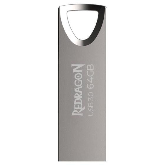 Imagem de Pendrive Hiksemi E Redragon Luma Flash 64GB USB 3.0 Leitura 30-80MB/s - ED-505