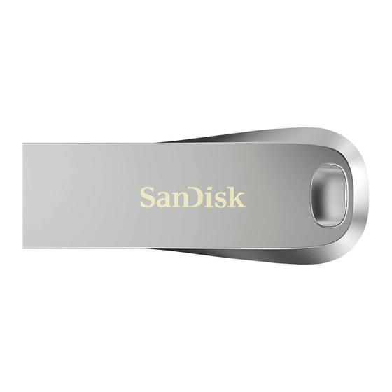 Imagem de Pendrive Sandisk Ultra Luxe 32GB / USB 3.1 - Prata (SDCZ74-32G-G46)