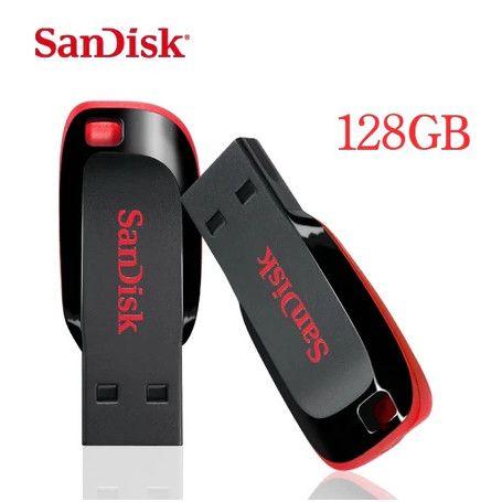 Imagem de Pendrive Sandisk USB 8GB16GB 32GB 64GB 128GB Cruzer Lâmina 2.0 Flash Drive Memory Stick 4.5 original