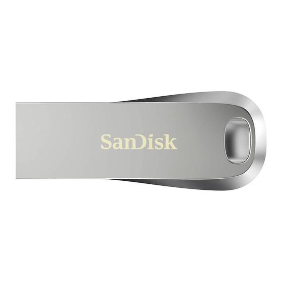 Imagem de Pendrive Sandisk Z74TRA Luxe 64GB / USB 3.1 / SDCZ74-64G-G46 - Prata