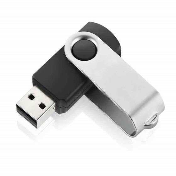 Imagem de Pendrive Twist Preto Sem Embalagem / Sem Logo 16gb - Pd588bu