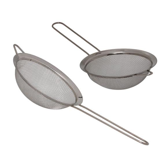 Imagem de Peneira Inox Manual Polvilhador Utensílio Cozinha Premium