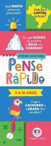 Imagem de Pense Rápido - 9 A 10 Anos