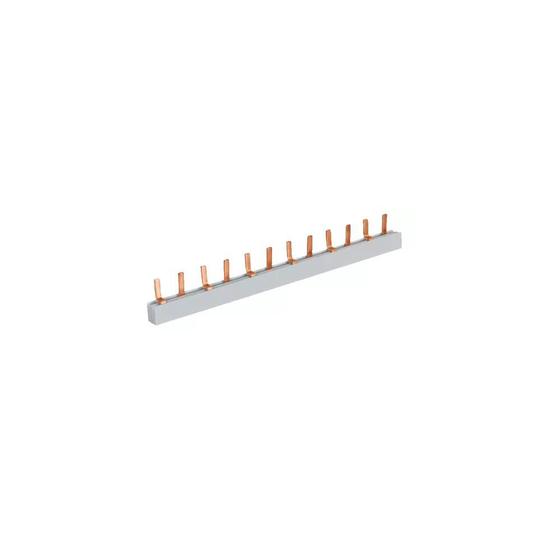 Imagem de Pente de barramento - 1p - 63a - 22.5cm - (12 pinos) - (pct com 10 pçs)