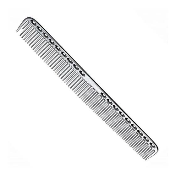 Imagem de Pente De Corte Metal Alumínio Para Barbeiro 21,5 Cm Prata
