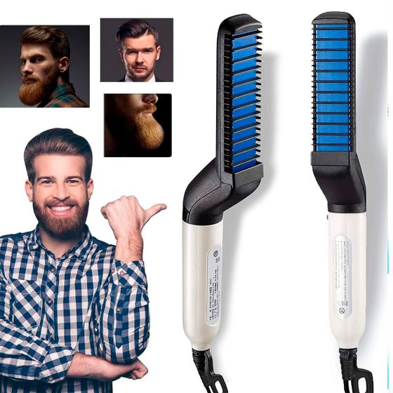 Imagem de Pente Eletrico Modelador Para Barba Cabelo Longo E Curto