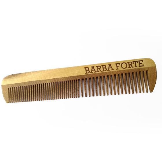 Pente em madeira barba forte 14cm pt004 - Pente para Barba - Magazine Luiza