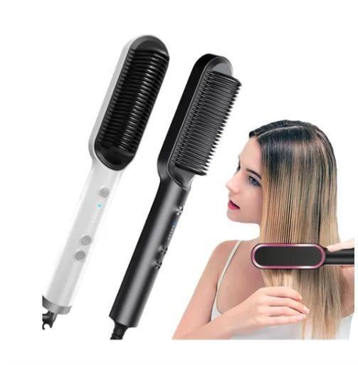 Imagem de Pente Escova De Cabelo Modela Seca E Alisa 3 Em 1 Envio Já