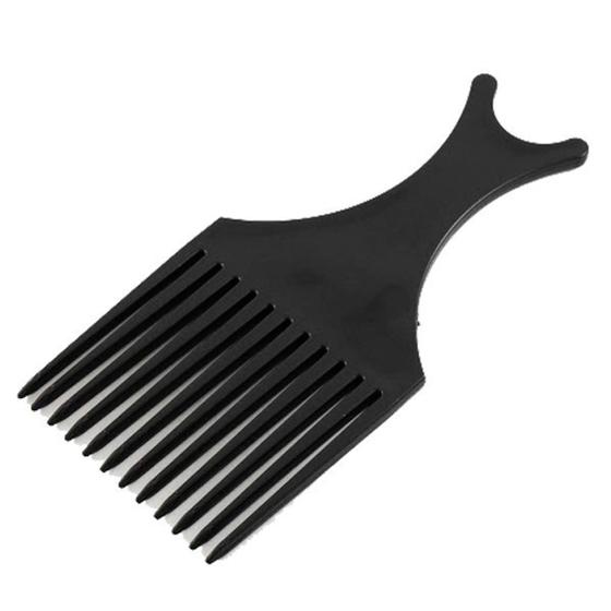 Imagem de Pente Garfo Bellesa Para Cabelo Afro E Cacheado Preto