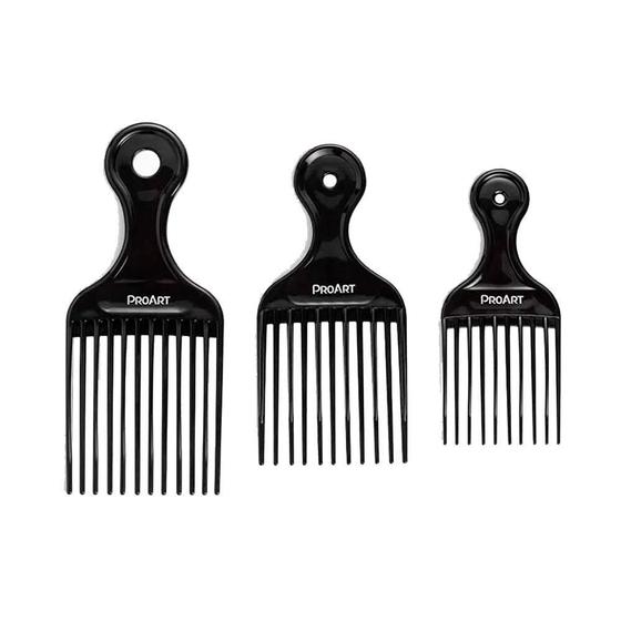 Pente Garfo de Plástico com 3 unidades ProArt - Pente de Cabelo ...