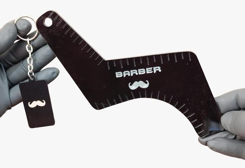 Imagem de Pente Modelador Boomerang Acrílico Preto Alinhamento Ideal