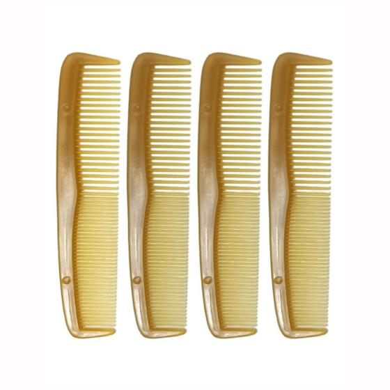 Imagem de Pente Plástico de Bolso Praticidade Multiuso Resistente Cuidados Alta Qualidade Pacote Com 24 Unidades
