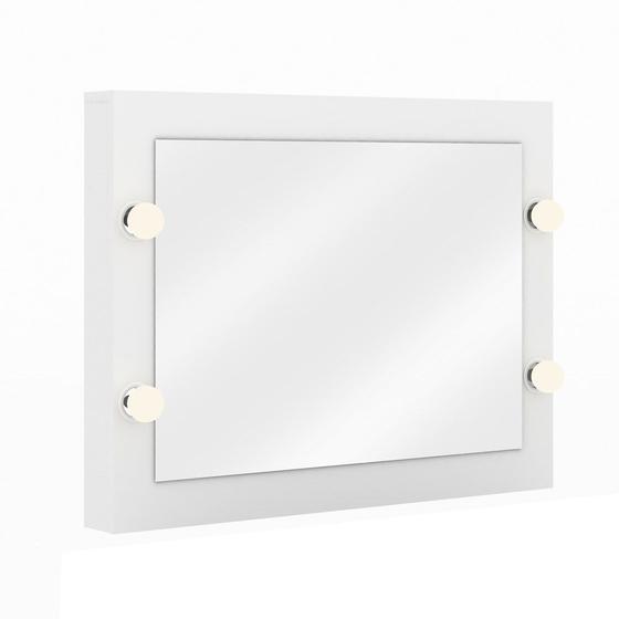 Penteadeira Suspensa PE2004 com Painel Espelho PE2006 Branco - Tecno Mobili Menor preço em Penteadeira Suspensa PE2004 com Painel Espelho PE2006 Branco - Tecno Mobili