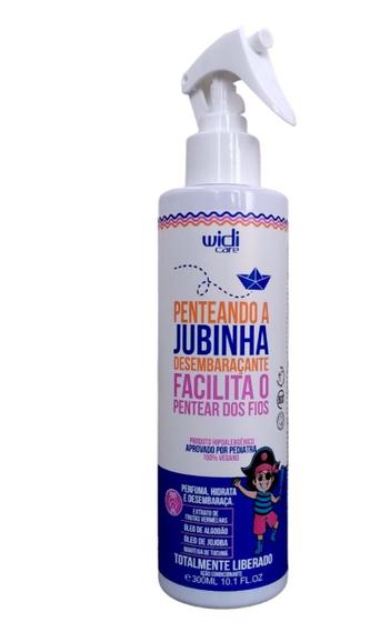 Imagem de Penteando a Jubinha Spray Desembaraçante Widi Care 300ml Facilita Pentear Dos Fios