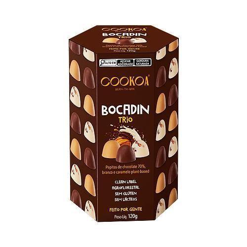 Imagem de Pepitas De Chocolate Bocadin Trio Cookoa 120G