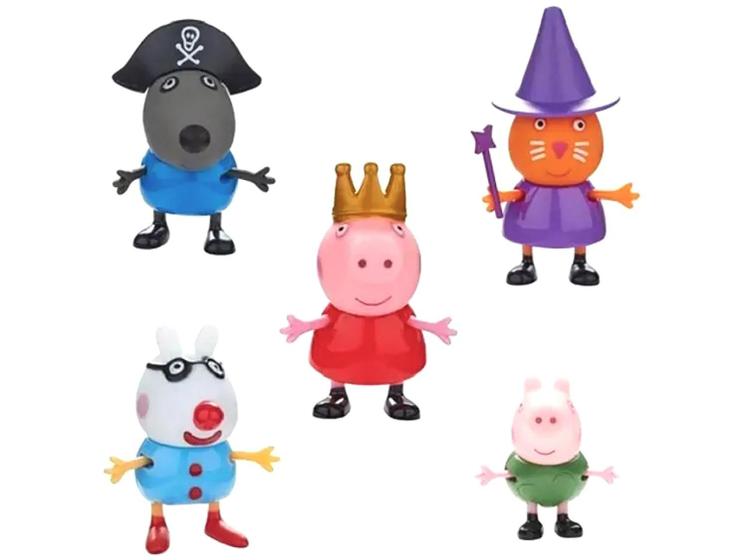 Imagem de Peppa Pig Conjunto com 5 Bonecos 6cm