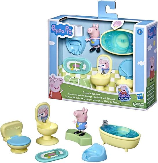 Imagem de Peppa Pig George e a Hora do Banho F3768 Hasbro