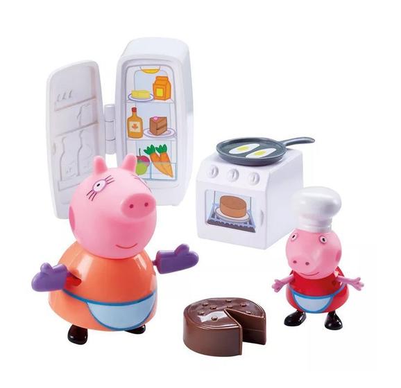 Imagem de Peppa PIG Hora de Comer Cozinha Bolo - DTC