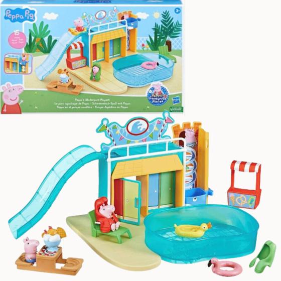 Imagem de Peppa Pig Parque Aquático Com Bonecos 3+ F6295 Hasbro