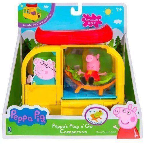 Imagem de Peppa pig playset van para acampar sortido r.2324 sunny