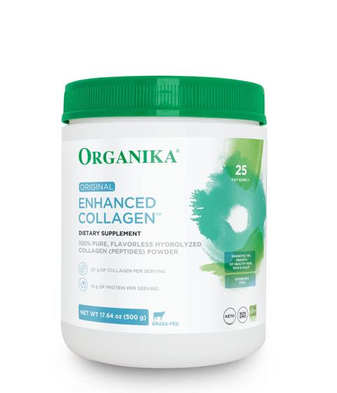 Imagem de Peptídeos de colágeno Proteína em Pó Organika Enhanced 500mL