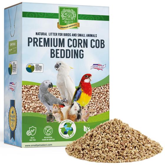 Imagem de Pequeno animal de estimação selecionar 100% Natural Corn Cob Bedding para animais de estimação sm