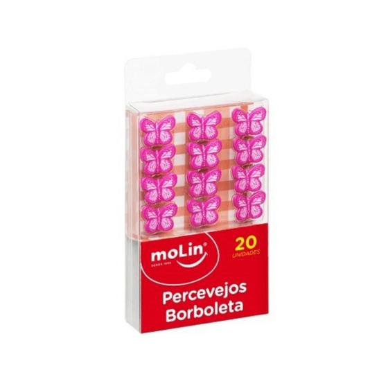 Imagem de Percevejo Molin Borboleta Com 20un