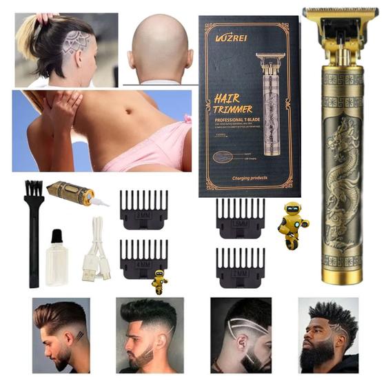 Imagem de Perfect Barber - Máquina de Barbear Profissional Hair trimmer   Serie Exclusiva 3 Pentes Limite