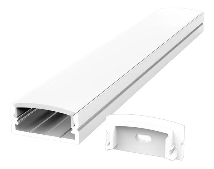 Imagem de Perfil Alumínio Slim Sobrepor 17mm Para Fita Led 