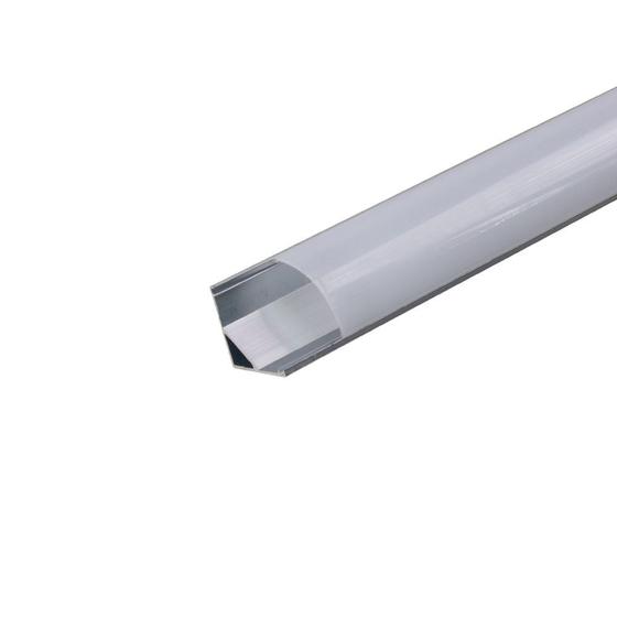 Perfil Sobrepor Canto Alumínio Para Fita de LED 1 Metro Menor preço em Perfil Sobrepor Canto Alumínio Para Fita de LED 1 Metro