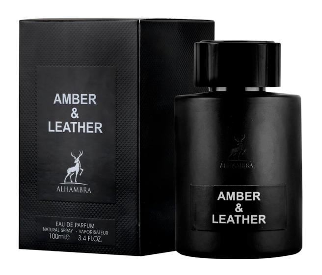 Imagem de Perfume ALHAMBRA AMBER & LEATHER Eau de Parfum 100ml para homens