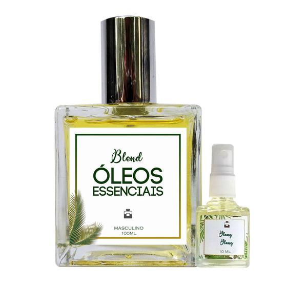 Imagem de Perfume Aloés e Canfora 100ml Masculino - Blend de Óleo Essencial Natural + Presente