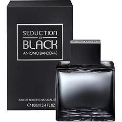 Imagem de Perfume Antonio Banderas Seduction in Black Masculino Eau de Toilette 100ml