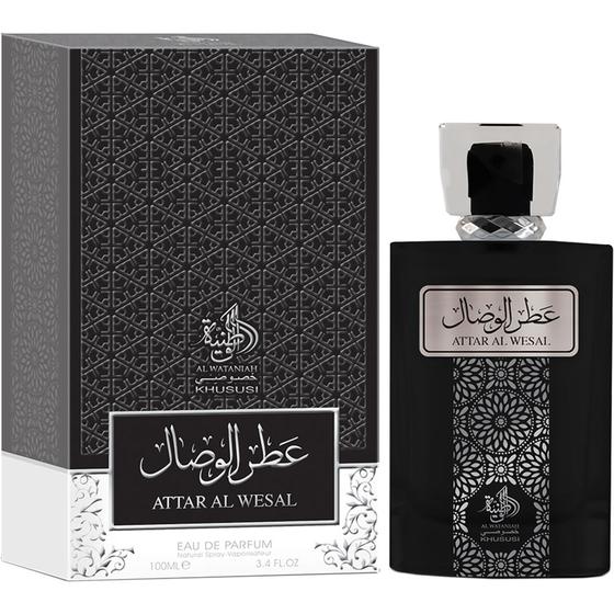 Perfume Árabe Al Wataniah Attar Al Wesal EDP - Masculino 100mL - Original Menor preço em Perfume Árabe Al Wataniah Attar Al Wesal EDP - Masculino 100mL - Original