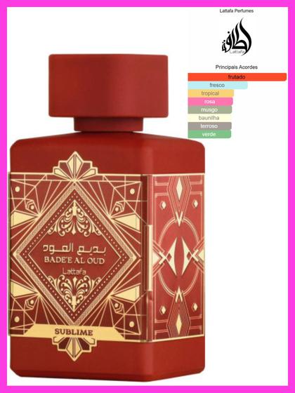 Imagem de Perfume Árabe Feminino Badee Al Oud Sublime 100ml Edp Lattafa, Original, Importado
