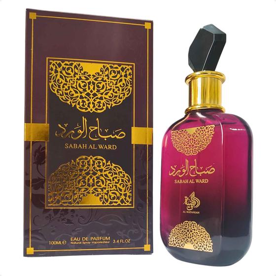 Imagem de Perfume Arabe Sabah Al Ward EDP 100ml Feminino Original.
