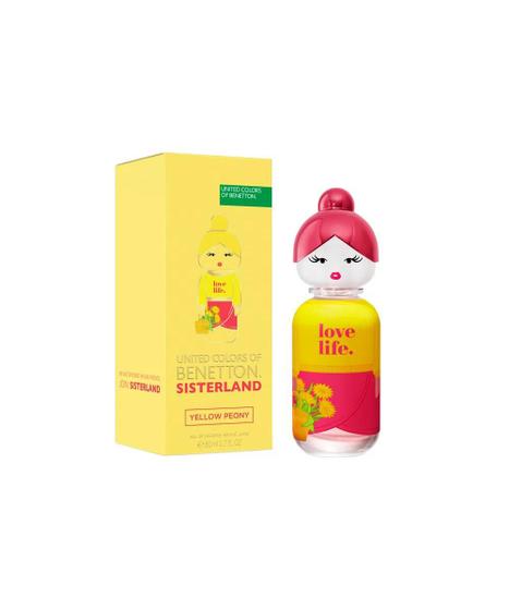 Imagem de Perfume Benetton United Colors Sisterland Yellow Peony EDT 80ML