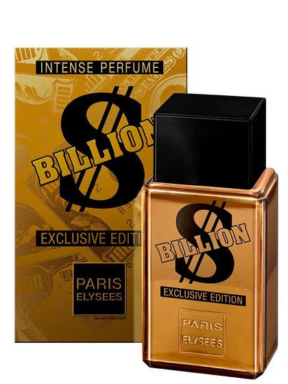 Perfume Billion Exclusive 100ml masculino- Paris Elysses Menor preço em Perfume Billion Exclusive 100ml masculino- Paris Elysses