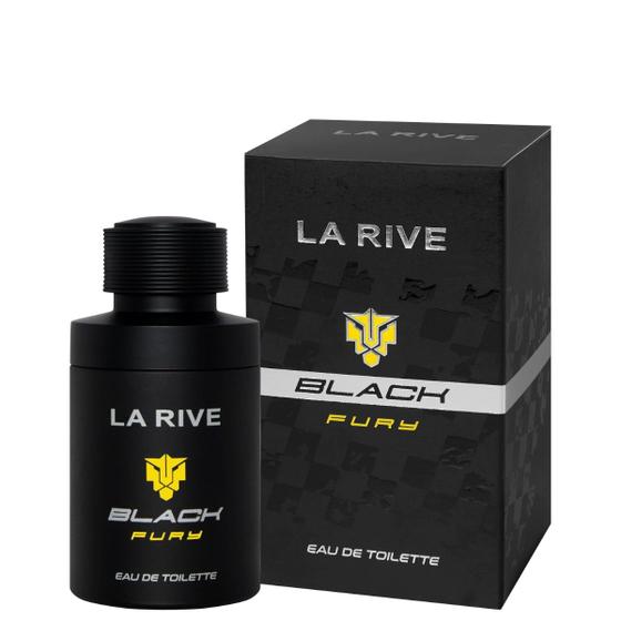 Imagem de Perfume Black Fury EDT Masculino 75ml - La Rive