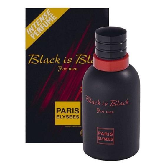 Imagem de Perfume Black is Black Paris Elysees Perfume Masculino