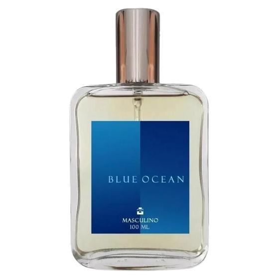 Imagem de Perfume Blue Ocean 100ml - Masculino Aquático Refrescante