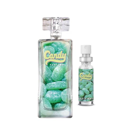 Imagem de Perfume Candy - Bala de Menta (55ml) Linha Gourmand Thipos - + Portable (7ml)